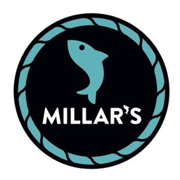 Millars Fish & Chips Bangor logo.